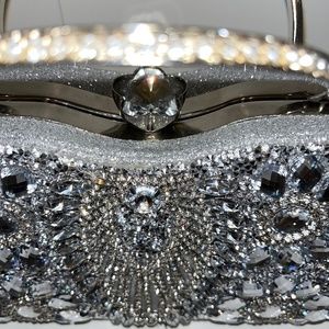 Crystal Studded Evening Clutch